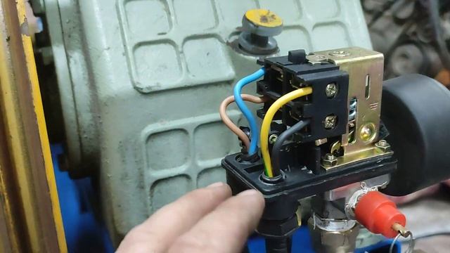 Как подключить компрессор на 380 с теплореле и магнитным пускателем для сети 380 от реле давления22
