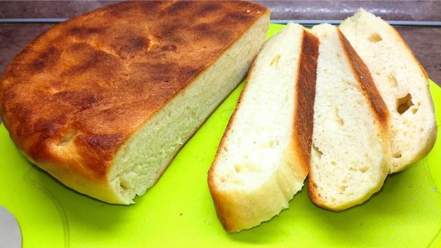 Готовлю домашний хлеб на сковороде. Очень просто и быстро!
