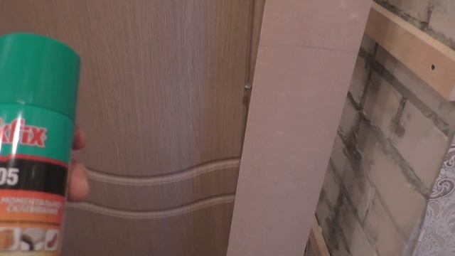 Отделка проёма входной двери мдф. Ширина откосов 400 мм.