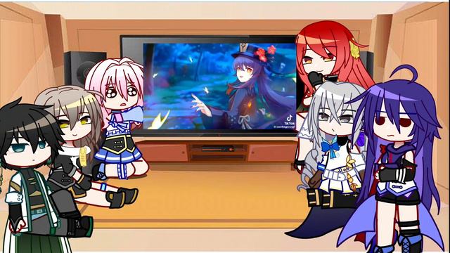 Past Honkai Star Rail react to Genshin Impact || Gacha club