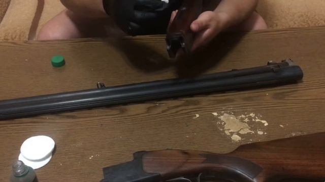 Воронение ружья. Как придать подержанному ружью вид нового.