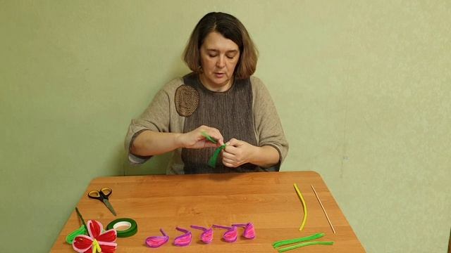 мастер-класс   по изготовлению цветов из синельной проволоки