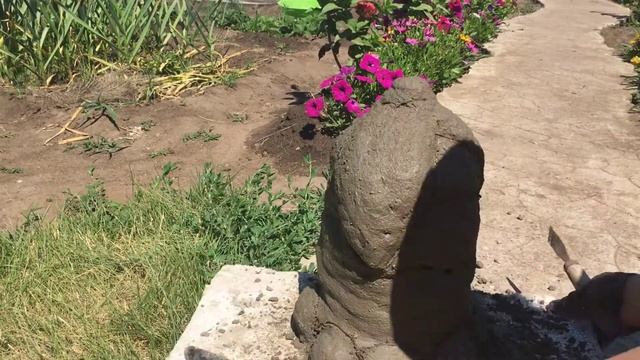 ДОМИК?ИЗ ПЛАСТИКОВОЙ БУТЫЛКИ И ЦЕМЕНТА ?