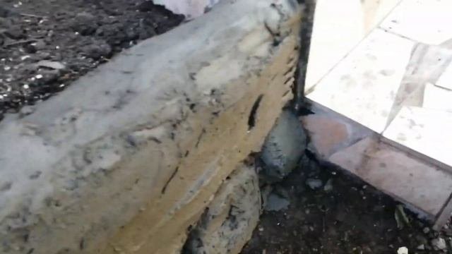 Клумба в стиле АРТ бетона