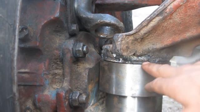 Передний мост Т-40. Переделка подвески.