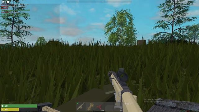 Играем в раст ( роблокс )