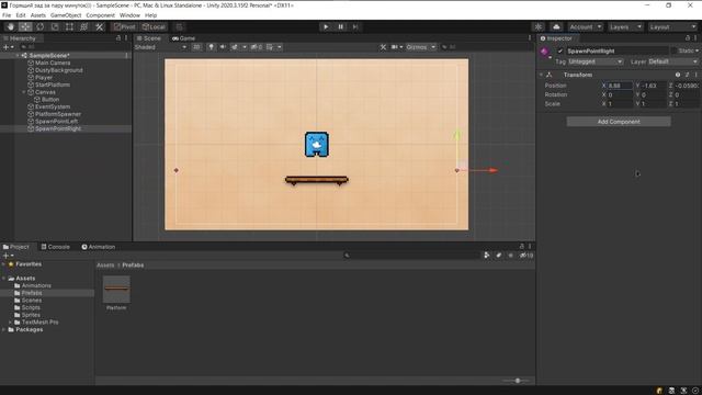 Вот как Создать Простую Игру за 10 минуток на Unity / Unity 2d / C# / Как создать игру