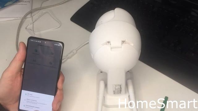 Подключение камеры iCsee кабелем к роутеру