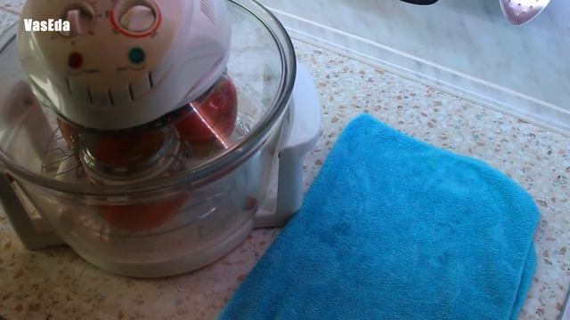Пастеризация банок с продуктами в аэрогриле