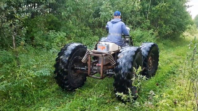 Самодельный дизельный квадроцикл
