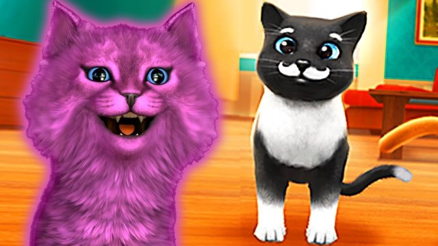 НОВЫЙ КОТ и НОВЫЕ ЗАДАНИЯ в СИМУЛЯТОРЕ КОТА КОТЕНОК АБИ игра ДЛЯ ДЕТЕЙ и МАЛЫШЕЙ