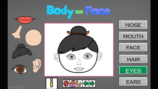 Face Body Parts - NO PREP ESL Lesson - PowerPoint Interactive