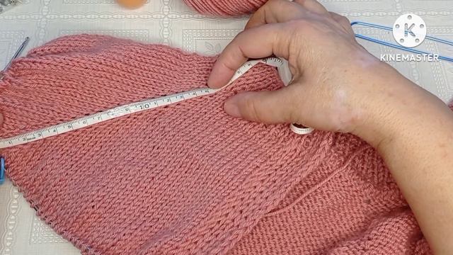 Детская кофта на возраст 5-6 лет/вяжем спицами.