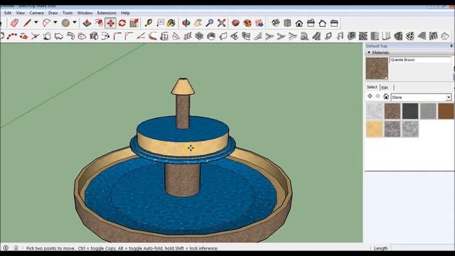 fountain( sketch up)