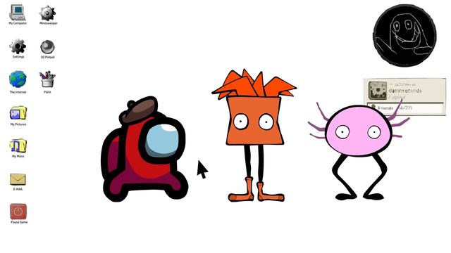 Mini Crewmate Kills KinitoPET Characters | Among Us