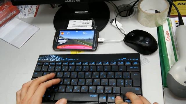 Подключаем к смартфону Мышку и Клавиатуру для игр через OTG !!!