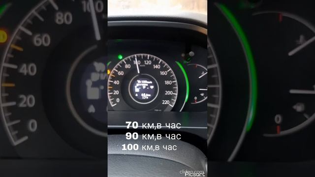 Расход топливо,на HONDA CRV 4 поколение,1,6 дизель