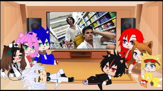 Реакция Соника и его друзей на Gan 13 (3 часть)