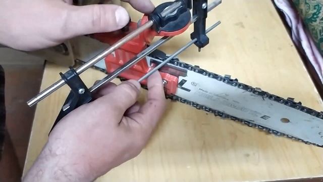 Ручной станок для заточки цепи бензопилы
