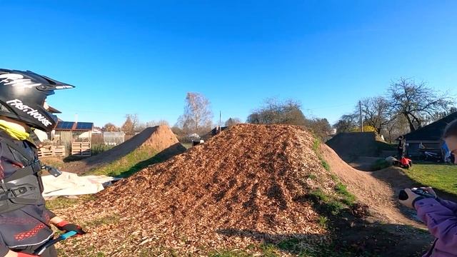 ►катаем ОГРОМНЫЕ ДЁРТЫ на МТБ от 1 лица | ДЁРТПАРК на ЗАДНЕМ ДВОРЕ◄ [Today We Ride]