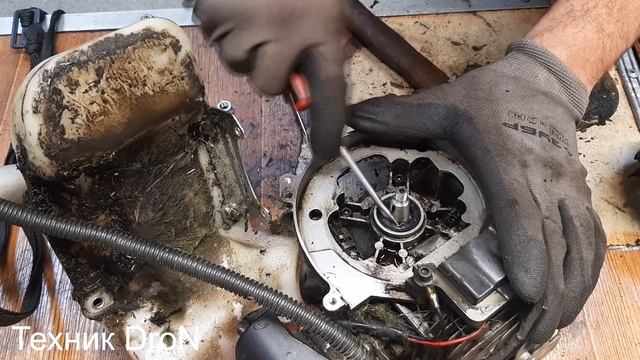 Мотокоса не заводится.Huter 1500.