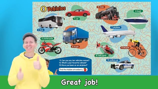 What Do You See? Song Vehicles | Book Version | Dream English Kids