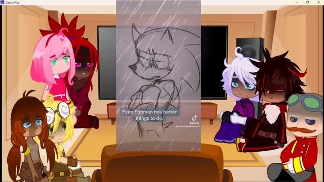 Sonic Boom Characters react to Sonic (Angst)