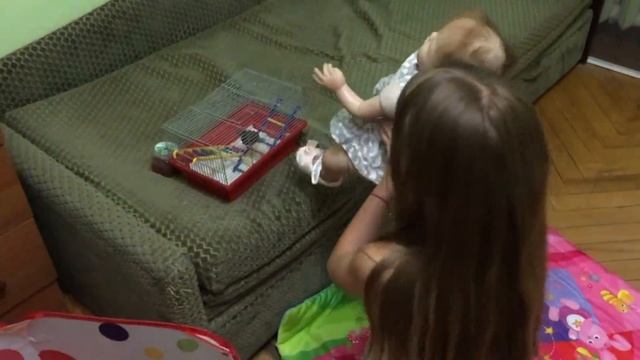 VLOG С реборном. С воробушком открываем посылки для реборна Лили.