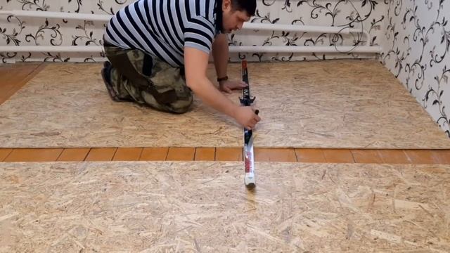 Как уложить OSB на деревянный пол