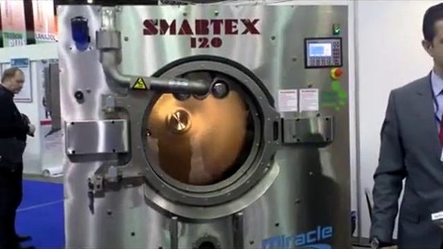 Отжим в машине для стирки ковров smartex