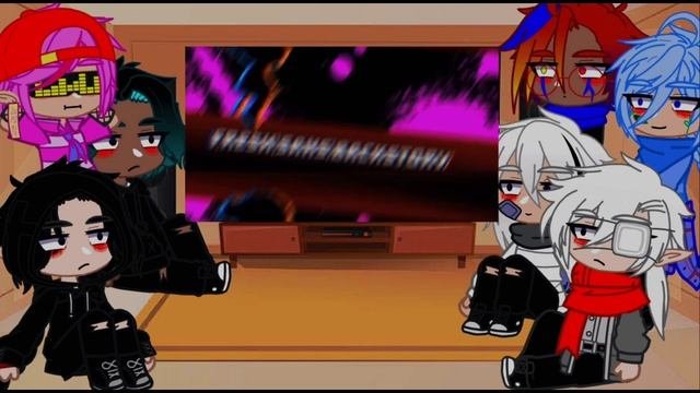 °Depressive Ink comic AU react to the original sans aus° credit in depression¬_¬