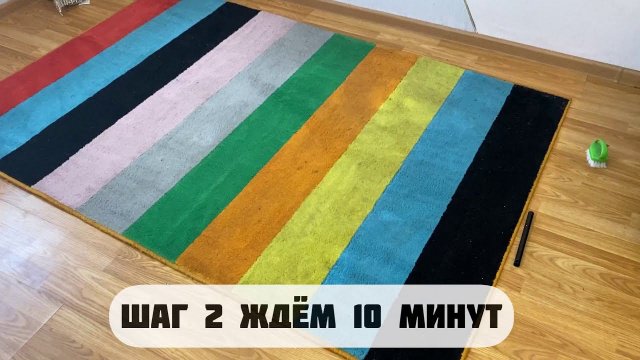 Чистка ковра при помощи моющего пылесоса KARCHER Puzzi 8/1 C