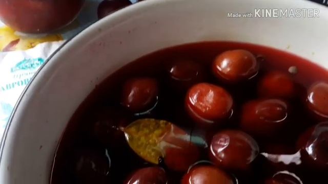 СЛИВА,маринованная по-чешски и СЛИВА МОЧЁНАЯ!Очень просто и вкусно!