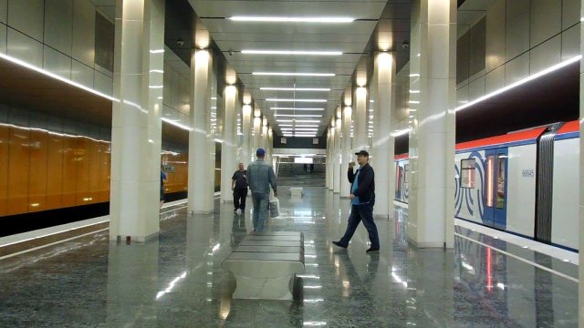 первый участок Некрасовской линии Косино - Некрасовка в день открытия. 3 июня 2019 год