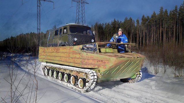 Буханка на гусеницах за 24 часа / К-61 лесной эвакуатор