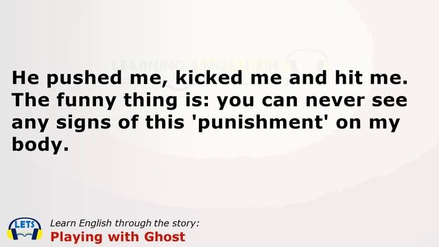 Learn English through story ? level 3 ? To Play with Ghost