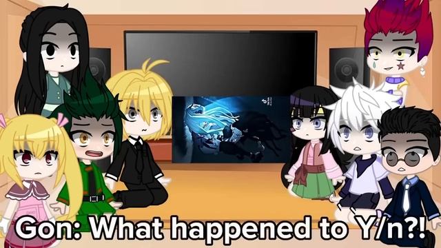 Hunter x hunter react to F!Y/n as Nezuko Kamado