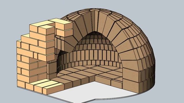 помпейская печь своими руками чертежи