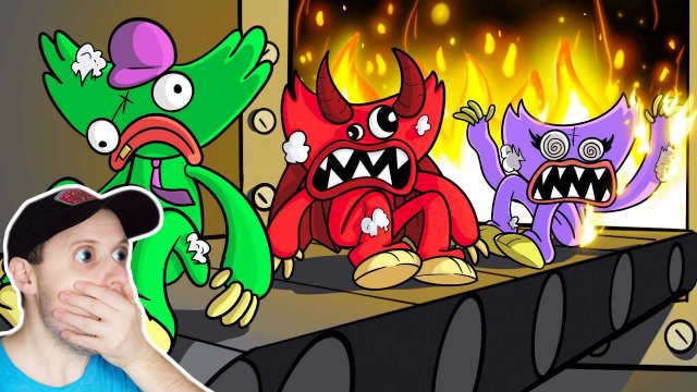 СЕКРЕТНЫЕ ХАГИ ВАГИ и КИЛИ ВИЛИ. МУЛЬТ Poppy Playtime Анимация Поппи Плейтайм на русском Реакция
