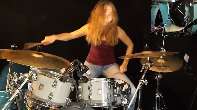 DIO (Lock Up The Wolves); drum cover by Sina