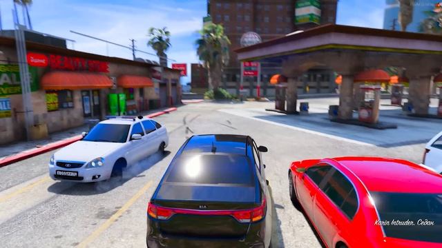 СОЖГЛИ ОПЕРСКУЮ КИА РИО ОТЛИЧНИКА! ПРОУЧИЛИ ШКОЛЬНИКА! ОПЕРСКАЯ ЕЗДА В GTA 5?ВОТЕР