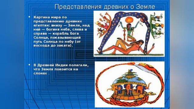 2 занятие Представления древних людей о Земле.