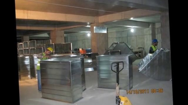 Монтаж вентиляционных каналов