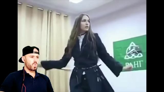 REACTION to "Если девушка казачка..." #18 Kazachka_ Master class of Russian beauty on sabers