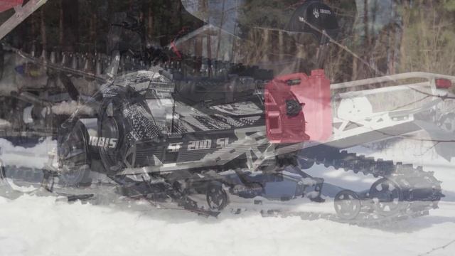 СНЕГОХОД ИРБИС СФ 200 СУПЕР ЛОНГ | Снегоходы Ирбис 2023-2024 | IRBIS SF 200 Super Long | Зимний тес