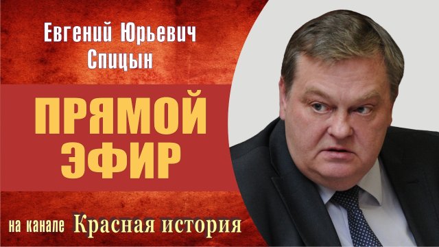 "Если написать правду, то дети содрогнутся...". Е.Ю.Спицын на канале Красная история "Прямой эфир