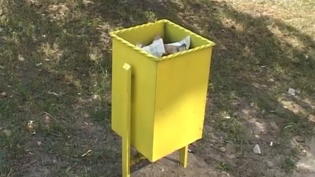 Установка урн