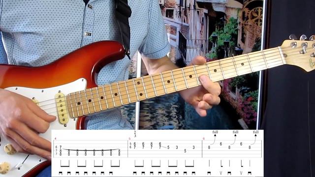 Chuck Berry Johnny B Goode урок на гитаре + табы