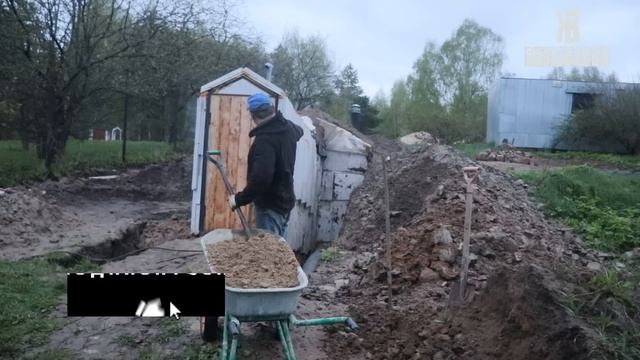 ВОДА В ПОГРЕБЕ ЧТО ДЕЛАТЬ? Показываю КАК ОСУШИТЬ ПОГРЕБ на участке своими руками. ЖКВ Саморучка
