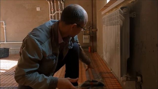 Тёплый пол и радиаторы.